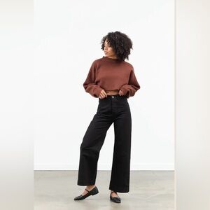 JESSE KAMM…black sailor pants…size 8…EUC